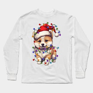 Christmas Puppy Long Sleeve T-Shirt